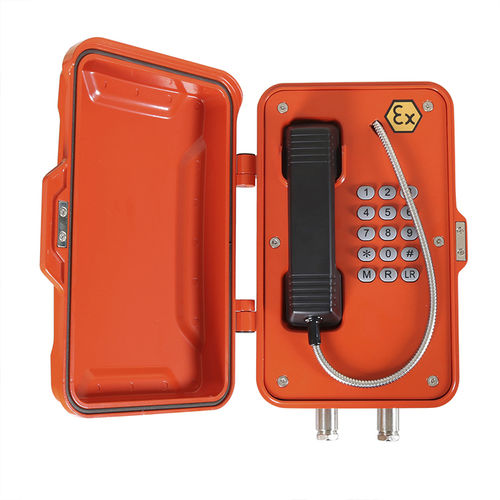 防爆燃工业电话机 - JREX106-A01 - J&R Technology Ltd - VoIP / IP67 / 地下矿