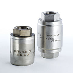 排气消声器 - DF series - Spirax Sarco - 安全防护型 / 用于阀门 / 风管