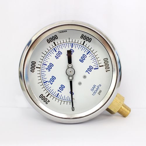 干式压力计 - PG-10010KPSI-SS - Seasons Gauge Co., Ltd - 不锈钢 / 黄铜 / 波登管