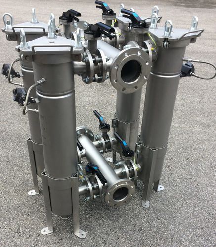 重力式过滤系统 - Allied Filter Systems Ltd - 液体 / 模块化 / 不锈钢