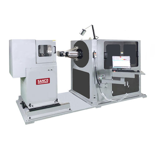 全电动折弯机 - WB-8CNC-7A-3D-T - SANCO GROUP CO., LIMITED - 金属丝线 / 3驱动辊 / CNC数控