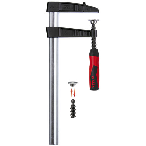 螺纹棒材夹钳 - TGK-2K series - BESSEY Tool GmbH & Co. KG - 防滑 / 重型应用 / 可锻铸铁