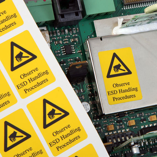 可印刷标签 - Anti-Static labels - CILS International - 用于电子工业 / 工业