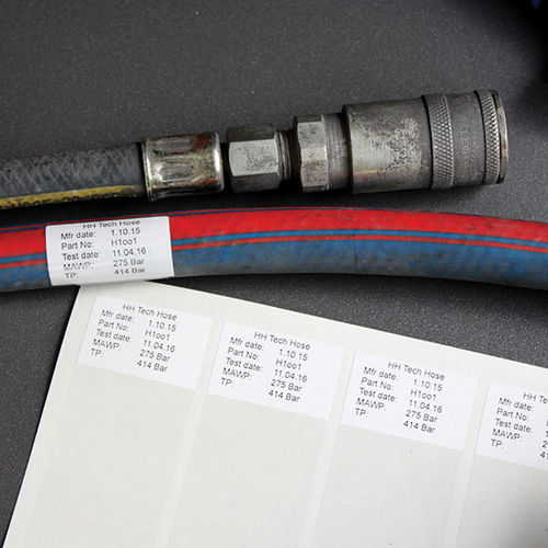 识别标签 - Hose Identification Labels - CILS International - 热转印 / 可印刷 / 功能