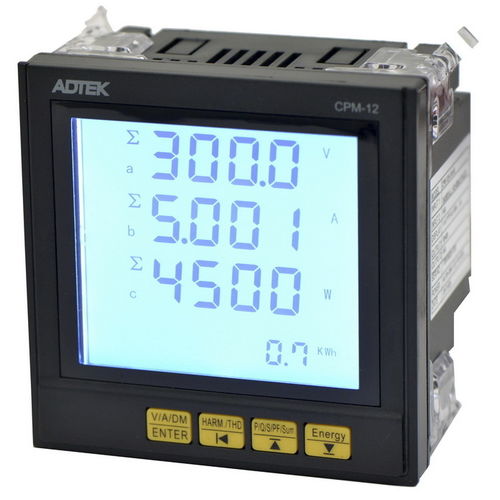 多功能功率计 - CPM-12A - ADTEK Electronics Co., Ltd - 能量计 / 视在功率 / 有功功率