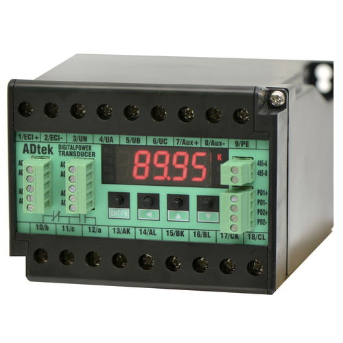 DIN导轨功率换能器 - CPT - ADTEK Electronics Co., Ltd - 三相 / 单相