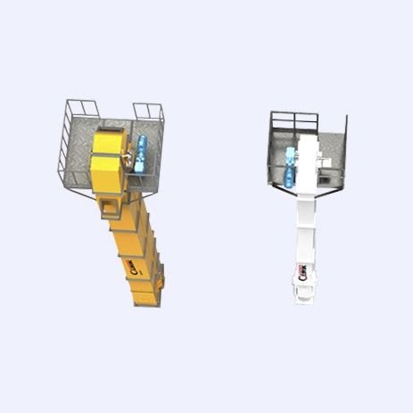 链条输送机 - TH series - Shanghai Clirik Machinery - 立式 / 用于散料 / 用于建筑工地