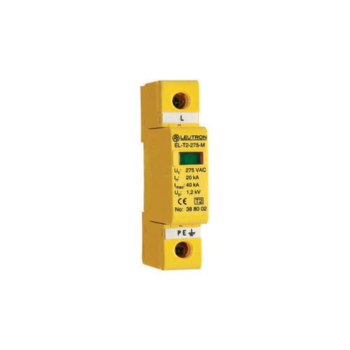 II型避雷器 - EL-T2/1+0-550 - Leutron GmbH - 用于供电系统 / 模块化 / 交流