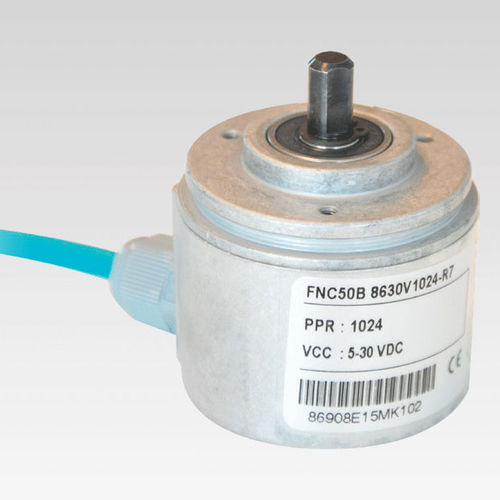 增量旋转编码器 - FNC 50B series - FENAC ENGINEERING LTD. - 实心轴 / 法兰 / 模拟