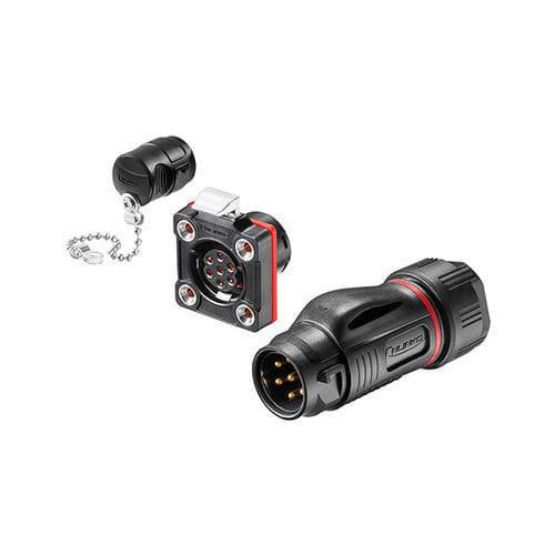 供电连接器 - BD-20 series - SHENZHEN LINKO ELECTRIC CO.,LTD - 圆形 / 母端 / 公端