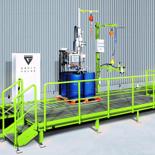 油桶托盘灌装系统 - R-DOS - GREIF-VELOX Maschinenfabrik GmbH - 全自动 / 半自动 / IBC