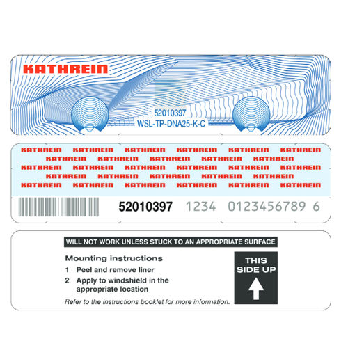 识别标签 - WSL-TP series - KATHREIN Solutions GmbH - RFID / 安全 / 粘贴式