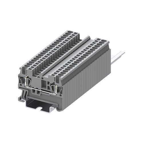弹簧连接式接线盒 - TC1.5-2-GY - Ningbo SUPU Electronics Co., Ltd. - DIN导轨安装式 / IEC / 灰色