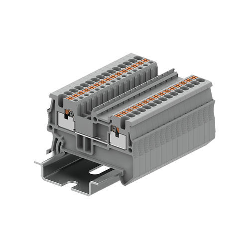 推入式接线盒 - TP1.5-2-GY - Ningbo SUPU Electronics Co., Ltd. - DIN导轨安装式 / 弹簧 / 铜