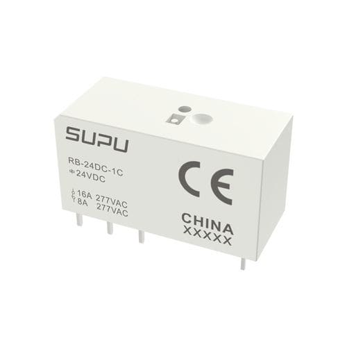 24Vdc机电式继电器 - RB-24DC-1C - Ningbo SUPU Electronics Co., Ltd. - 紧凑型 / PCB