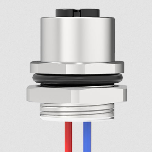 面板安装连接器 - M12A03C-FFHR-UC0.5 - Ningbo SUPU Electronics Co., Ltd. - 数据 / 环形 / M12编码A