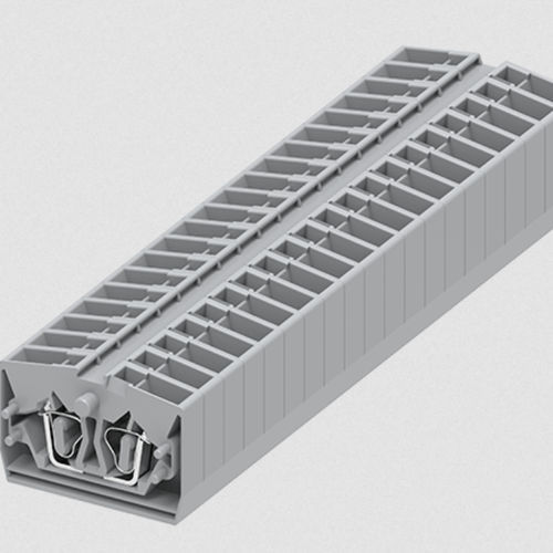DIN导轨接线端子 - 254321 - Ningbo SUPU Electronics Co., Ltd. - 弹簧连接式 / 铜 / IEC