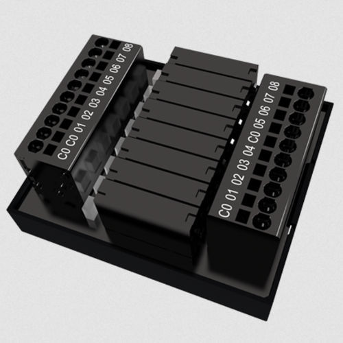 DC直流继电器模块 - XF1T-08SS-1AU - Ningbo SUPU Electronics Co., Ltd. - DIN导轨