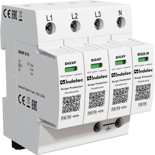II型避雷器 - DGX 275 C2 - Indelec - 3 型 / 用于供电系统 / 压敏电阻