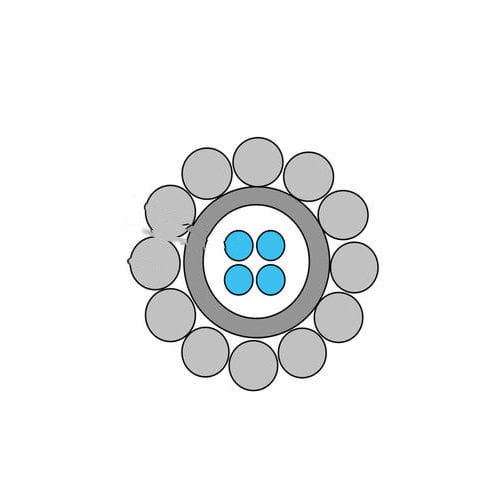 温度测量光缆 - BRUsens  - Brugg Kabel AG - 数据 / 铠装 / 耐化学腐蚀
