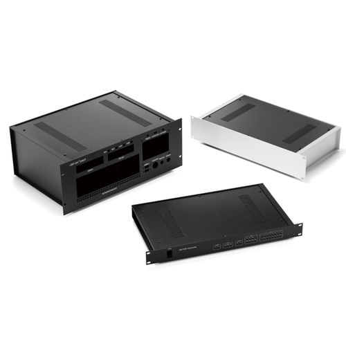 19"机架盒 - ER series - TAKACHI Electronics Enclosure Co., Ltd. - 长方形 / 钢 / 铝