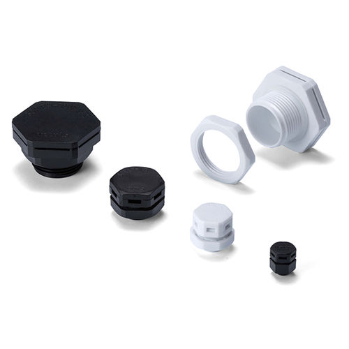 增氧塞子 - CVP series - TAKACHI Electronics Enclosure Co., Ltd. - 六角形 / 螺纹 / PTFE