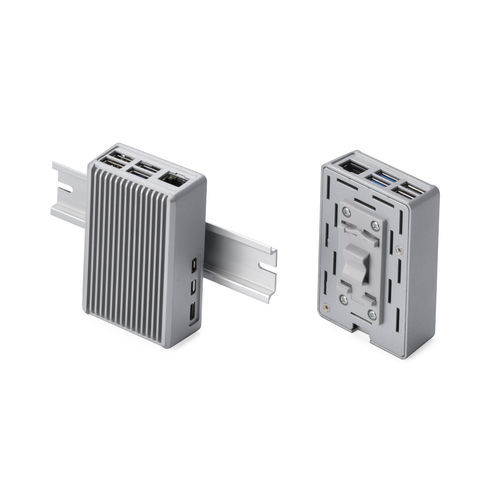DIN导轨盒 - RPHD-5-H-S - TAKACHI Electronics Enclosure Co., Ltd. - 长方形 / 铝制 / 带设备