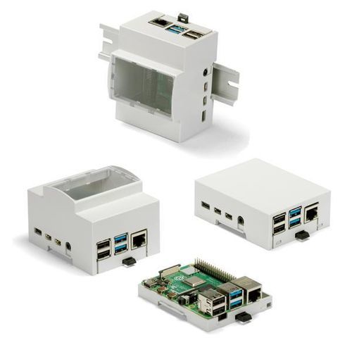 树莓派盒 - RPD-4 series - TAKACHI Electronics Enclosure Co., Ltd. - 用于 DIN 导轨 / 长方形