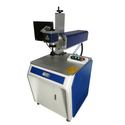 光纤激光打标机 - Jinan Sign CNC Equipment Co., Ltd - 紫外线激光 / 金属 / 落地式