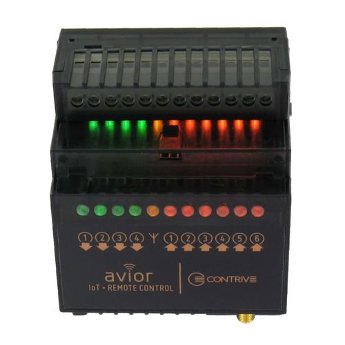 DIN导轨程控器 - Avior  - Contrive - 模拟输入 / 数字输入 / 继电器输出