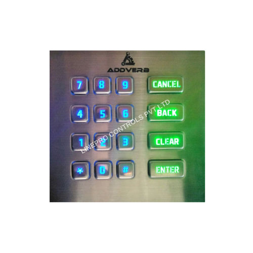 16键数字键盘 - LP3672 - LINEPRO CONTROLS PVT.LTD - 面板式 / 金属 / 不氧化