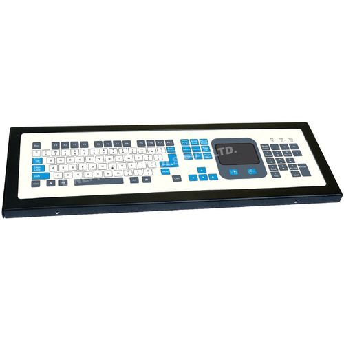 面板式键盘 - LP 2443 - LINEPRO CONTROLS PVT.LTD - 机架式抽屉 / 机械按键 / 隔膜