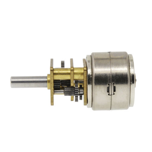 步进式减速电机 - S15**...12MS... series - Constar Motion Co., LTD - 直齿轮 / 实心轴 / 3V