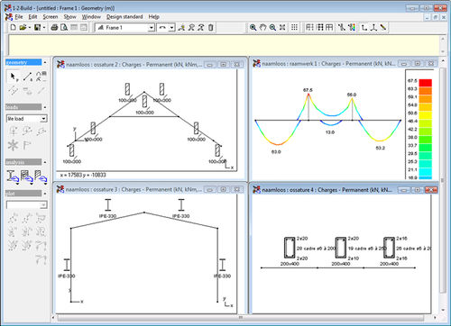设计软件 - 1•2•Build - BuildSoft - 建筑物 / 用于钢结构 / 2D
