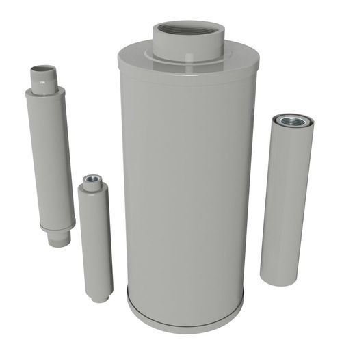 鼓风机消声器 - SLCR series - SOLBERG Filtration - 用于通风 / 用于管道 / 管状