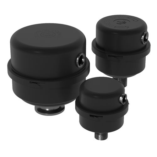 排气消声器 - EFS series - SOLBERG Filtration - 排放 / 用于过滤器 / 管状