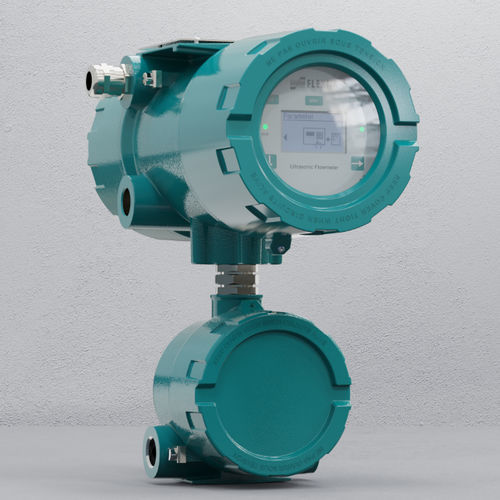 超声波流量计 - FLUXUS G831 ST-HT - EMERSON - FLEXIM - 体积 / 用于蒸汽 / 夹合式