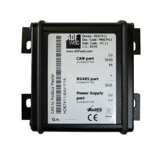 Ethernet/IP变换器 - HD674-A004-4 series - ADFweb.com - MODBUS