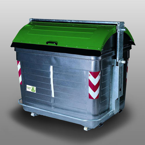 电镀钢废料箱 - MSD 2400 - Green City International doo - 用于城市垃圾 / 带盖 / 耐火