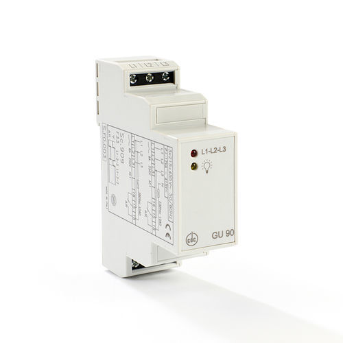 相位顺序监控继电器 - GU90 - ELETTROMECCANICA CDC s.r.l. - 三相 / DIN导轨 / 电子