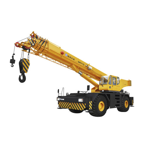移动式起重机 - RT70 - XUZHOU JIUFA CONSTRUCTION MACHINERY CO.,LTD - 吊杆 / 伸缩 / 用于不平地形