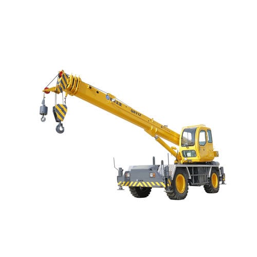 移动式起重机 - RT12 - XUZHOU JIUFA CONSTRUCTION MACHINERY CO.,LTD - 吊杆 / 伸缩 / 用于不平地形