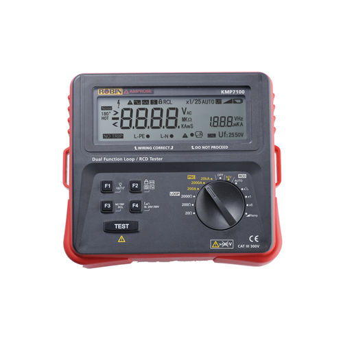残余电流测试仪 - KMP7100 - BEHA AMPROBE - 回路阻抗 / 安装 / 紧凑型