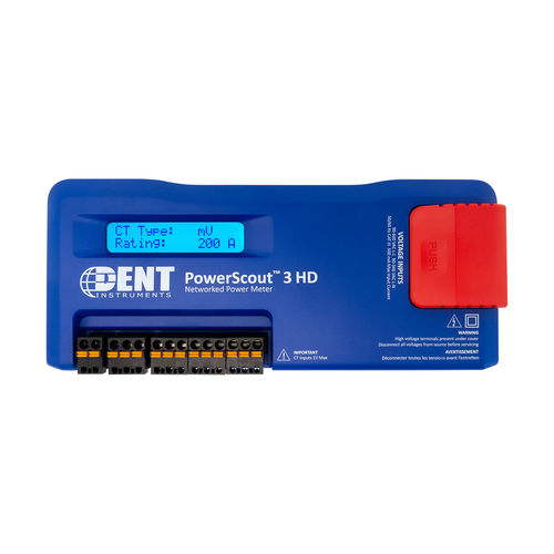 能量计功率计 - PowerScout 3 HD  - DENT INSTRUMENTS - 数字 / 便携式 / 三相