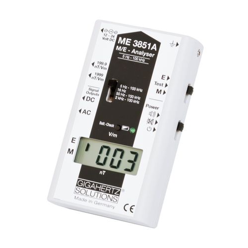 电磁场测量仪器 - ME3851A - GIGAHERTZ SOLUTIONS - 数字 / 用于建筑物 / 便携式