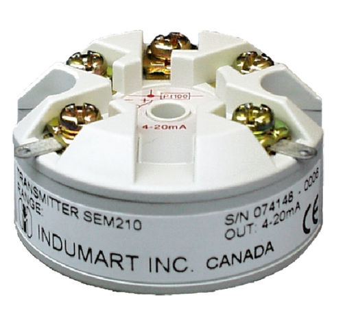 探头安装温度变送器 - SEM, TTH series - Indumart - DIN导轨 / RTD / K型热电偶