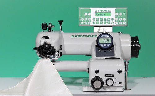 暗针缝纫机 - VEB100-4 - Strobel Spezialmaschinen GmbH - 单针头 / 单线 / 面料