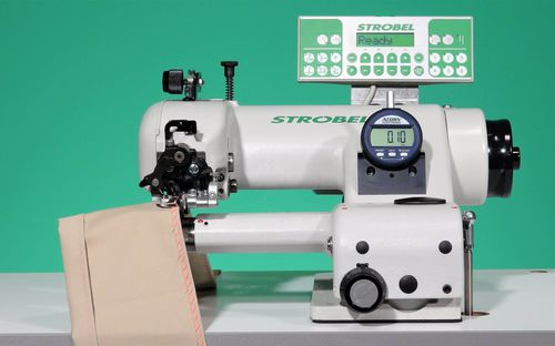 暗针缝纫机 - VEB100-5 - Strobel Spezialmaschinen GmbH - 单针头 / 单线 / 面料