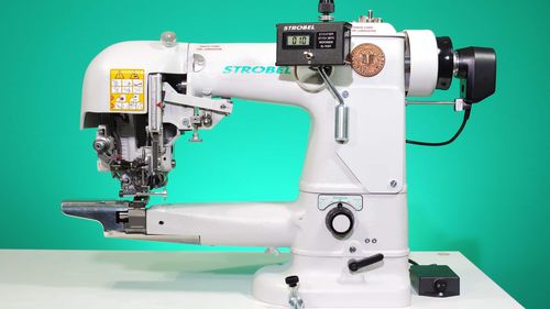单针头缝纫机 - 328D - Strobel Spezialmaschinen GmbH - 双线 / 面料 / 固定
