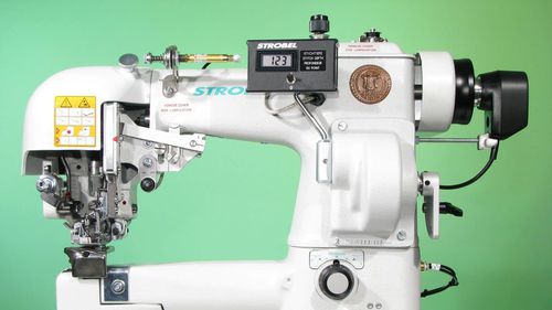 锁式线迹缝纫机 - 325-40D-TP - Strobel Spezialmaschinen GmbH - 暗针 / 单针头 / 双线